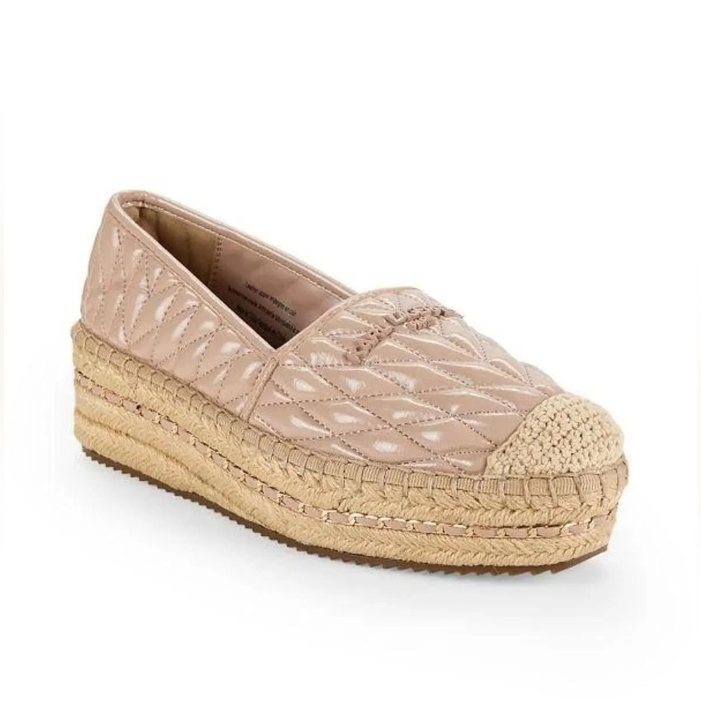 ✨ Karl Lagerfeld Paris Desta Logo Quilted Espadrille✨